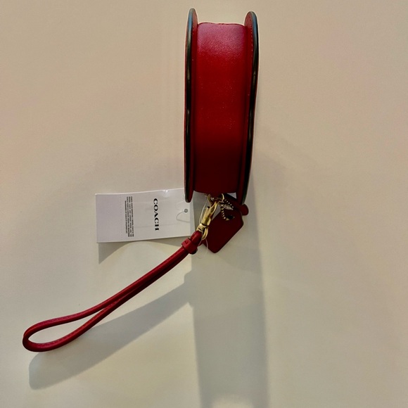 Vibrant Red Apple Wristlet - Picture 3 of 3